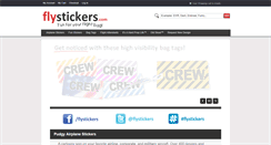 Desktop Screenshot of flystickers.com