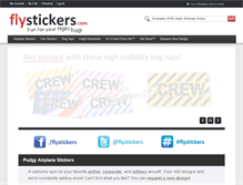 Tablet Screenshot of flystickers.com